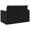 vidaXL Sofa lova 110cm Juoda audinys