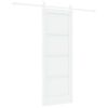vidaXL Slankios durys ORKDAL 73,5 x 198,5 cm Apdirbta mediena Balta