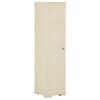 vidaXL Plastikinė spintelė, angoros, 40x43x164cm, medienos dizaino