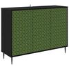 vidaXL Kabalas GELEEN Juodojo ąžuolo 102 x 33 x 76 cm Apdirbta mediena