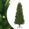 vidaXL Kalėdų eglutė su 300 LED s stovu Žalia 240 cm PE