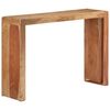 vidaXL Konsolinis staliukas, 110x30x76cm, akacijos medienos masyvas