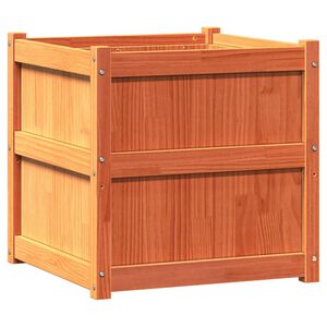 vidaXL Sodo loveliai, 2vnt., va&scaron;ko rudi, pu&scaron;ies medienos masyvas