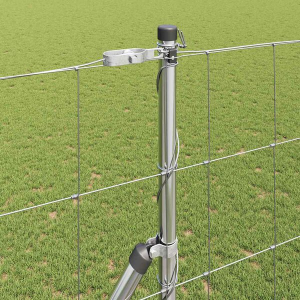 vidaXL Tvorelės stulpas Cinkuotas 25 x 1,5 m Plienas