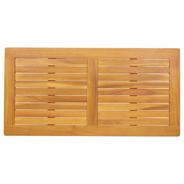 vidaXL Stalo vir&scaron;us Ruda 100 x 50 x 2 cm Kietos akacijos mediena