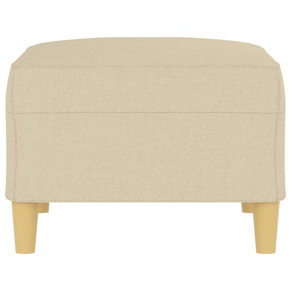 vidaXL Pakoja, kreminės spalvos, 70x55x41cm, audinys