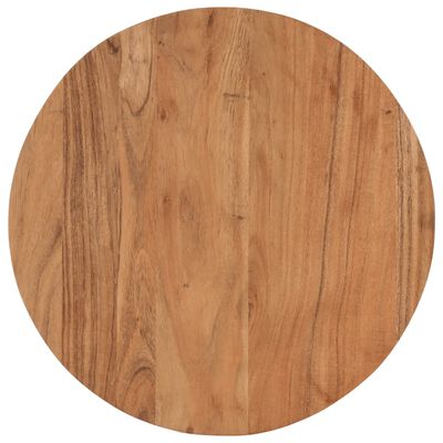 vidaXL Kavos staliukas, 45x45x35cm, akacijos medienos masyvas/geležis