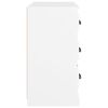 vidaXL Šoninė spintelė, balta, 70x35,5x67,5cm, apdirbta mediena