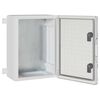 vidaXL Control Cabinet Pilka 30 x 16,5 x 40 cm ABS plastikas