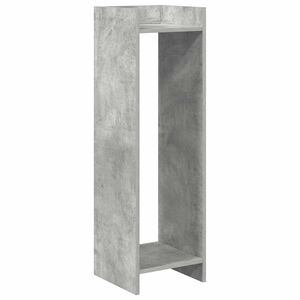 vidaXL Augalų stovas Betono pilka 30 x 30 x 100 cm Apdirbta mediena