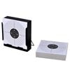 vidaXL Taikinių laikiklis-&scaron;ratų gaudyklė+100 popierinių taikinių, 14cm