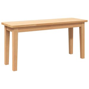vidaXL Suoliukas 90 cm Medžio masyvo guma