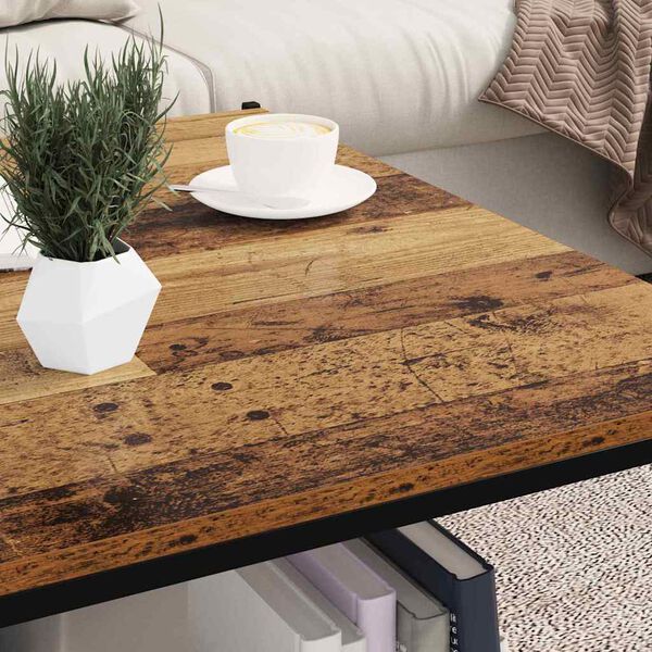 vidaXL Knygų lentyna 4 pcs Ruda 80 x 40 x 1,5 cm Apdirbta mediena