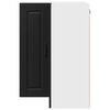 vidaXL Virtuvės spintelė Juoda 57 x 57 x 80 cm Apdirbta mediena