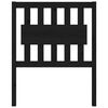 vidaXL Lovos galvūgalis, juodas, 80,5x4x100cm, pu&scaron;ies medienos masyvas