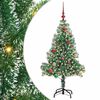 vidaXL Dirbtinė Kalėdų Eglė Su Sniegu ir LED &Scaron;viesa su 150 LED 150 cm