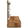 vidaXL veidrodinė spintelė su LED Old Wood 90x31,5x62 cm
