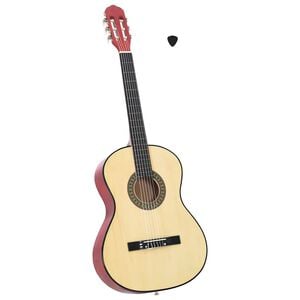 vidaXL Klasikinė gitara pradedantiesiems, 4/4 39", amerikinė liepa