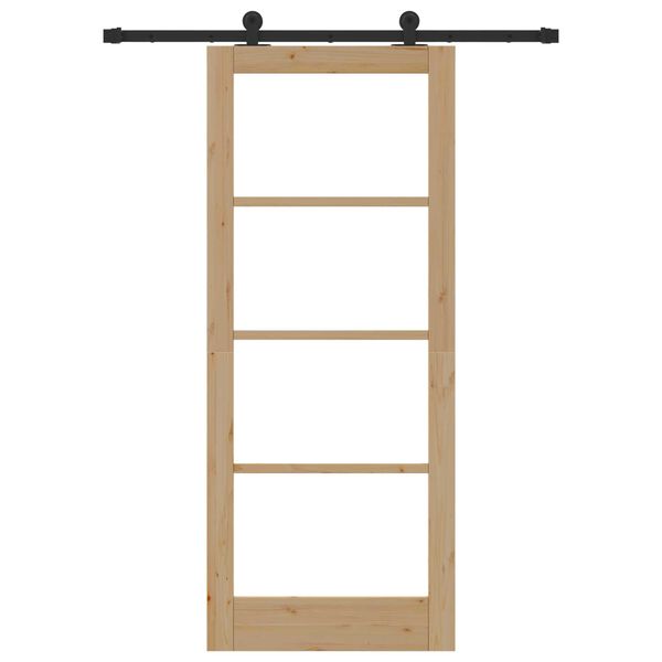 vidaXL Slankios durys ORKDAL Natūrali 83 x 202 cm