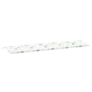 vidaXL Suolo kilimėlis Oksfordo audinys Lapų dizainas 180 x 50 x 3 cm