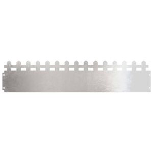 vidaXL Vejos borteliai 10 pcs Sidabro 103 x 0,05 x 22 cm