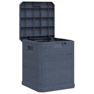 vidaXL Sodo daiktadėžė, antracito spalvos, 90 L