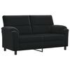 vidaXL Sofa Juoda 174 x 85 x 93 cm Aksomas