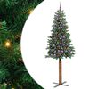vidaXL Lieknas Kalėdų eglutė Žalia 210 cm PVC ir kietasis pu&scaron;ų medis