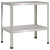 vidaXL Persodinimo stalas 100 x 50 x 80 cm Nerūdijantis plienas