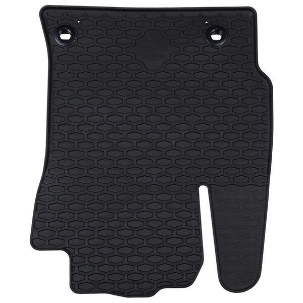 vidaXL Automobilių kilimėlis 4 pcs Juoda Guma