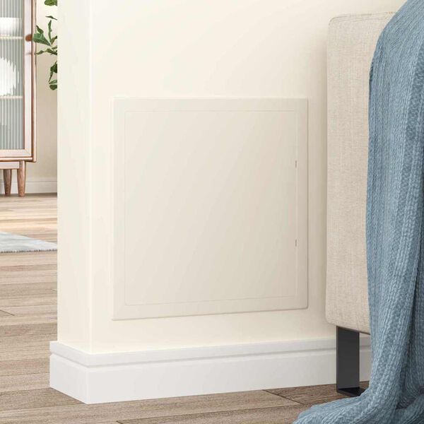 vidaXL Prieigos panelės Balta 30 x 30 cm ABS plastikas