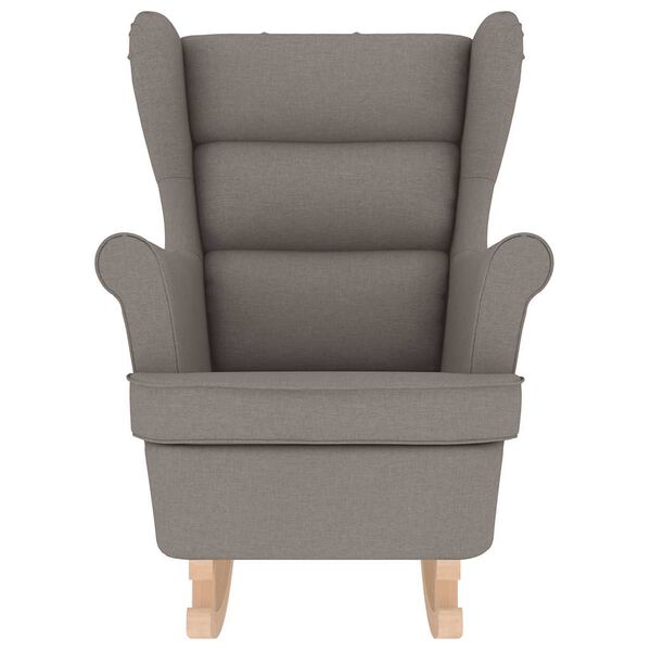 vidaXL Supama kėdė Taupe 74x90x102 cm Audinys