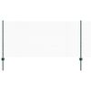 vidaXL Hexagonal Fence with Post 50 x 1 m PVC dengtas plienas Žalia