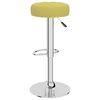 vidaXL Baro taburetės, 2vnt., žalios spalvos, audinys