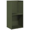 vidaXL Stovas malkoms, 40x30x80 cm, &scaron;altai valcuotas plienas