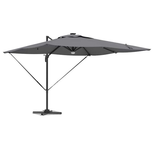 vidaXL Roma Parasol Antracitas 286 x 285 x 270 cm