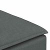 vidaXL Modulinė sofa, pakojų modulis, tamsiai pilka, 100x100x48 cm