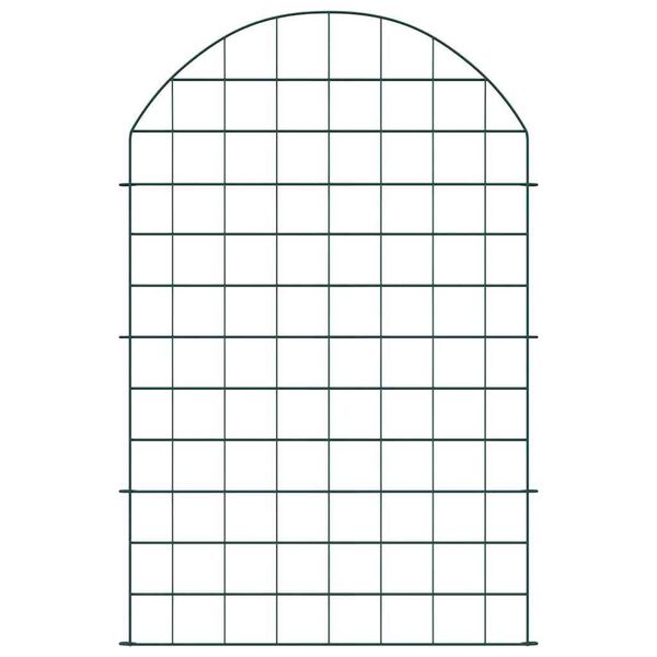 vidaXL Tvenkinio tvoros rinkinys 8 pcs Žalia 50 x 80 cm Plienas