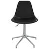 vidaXL Pasukama biuro kėdė, juodos spalvos, PP