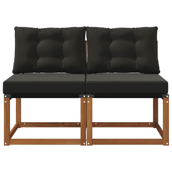 vidaXL 2 Vienetas Lauko vidurinė sofa