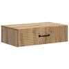 vidaXL Sieninis &scaron;oninis staliukas 59 x 34,5 x 17 cm Apdirbta mediena