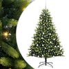 vidaXL Dirbtinis sulankstomas Kalėdų medis su 300 LED Žalia 180 cm
