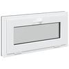 vidaXL Požeminio lango RISOR 80 x 40 cm PVC ir stiklas Antracito
