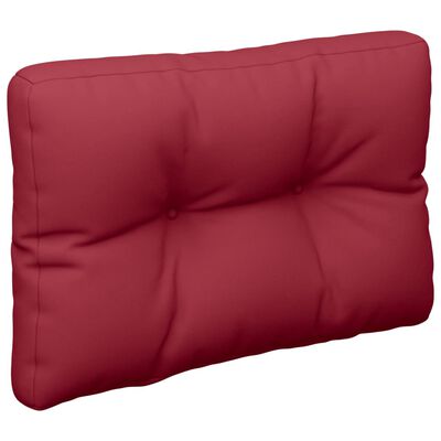 vidaXL Palečių pagalvėlės, 2vnt., raudonojo vyno spalvos, audinys