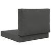 vidaXL Lauko sofa pagalvėlė 2 pcs Antracitas Poliesteris