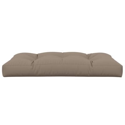 vidaXL Paletės pagalvėlė, taupe spalvos, 120x80x12cm, audinys