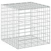 vidaXL Gabionas su 3,5 mm viela ir 5x10 cm tinkleliu 50x50x50 cm