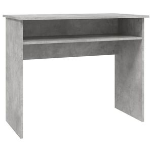 vidaXL Ra&scaron;omasis stalas, betono pilkas, 90x50x74cm, apdirbta mediena