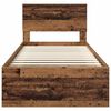 vidaXL Lovos rėmas Senas medis 90 x 200 cm Apdirbta mediena