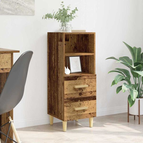 vidaXL Kabalas Sena mediena 34 x 34,5 x 90 cm Apdirbta mediena